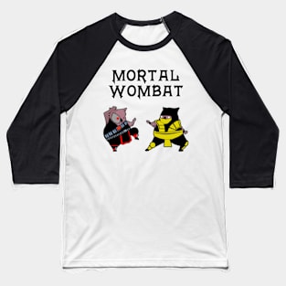 Mortal Wombat Baseball T-Shirt